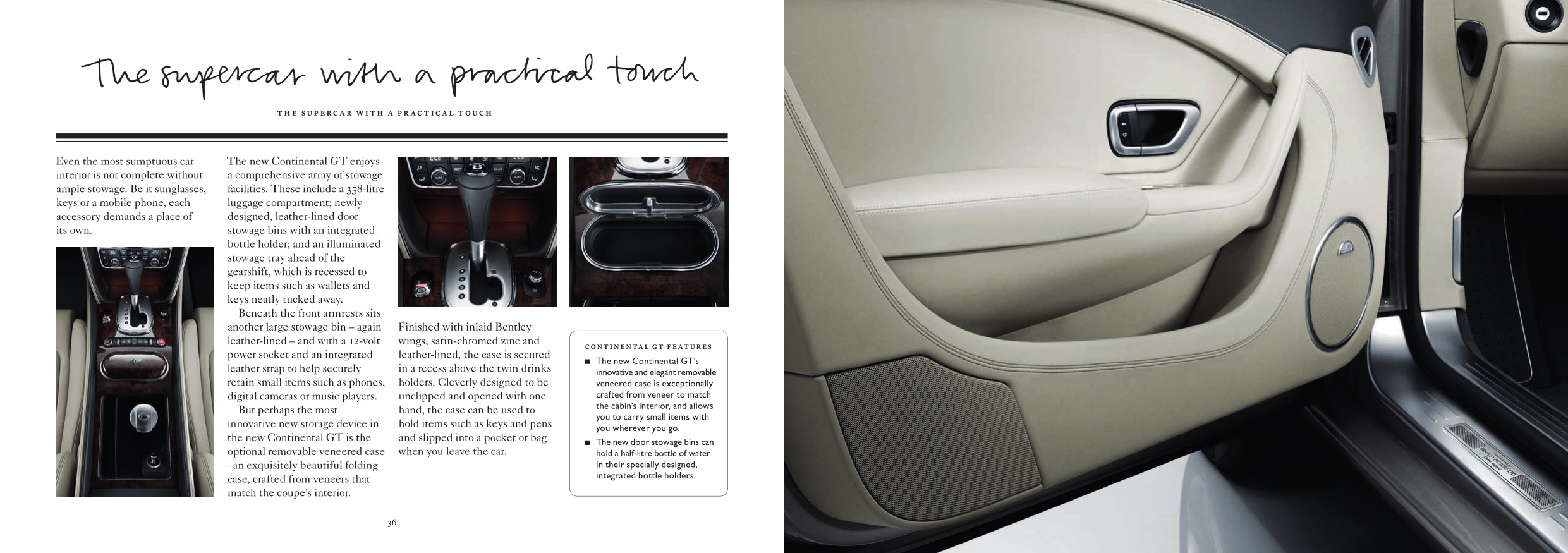 2011 Bentley Continental GT Brochure Page 39